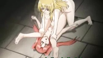 Hentai Fucked by Monster and Shemale Anime