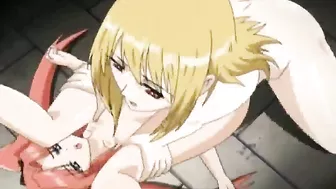 Hentai Fucked by Monster and Shemale Anime