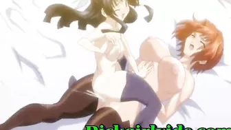 Shemale Fucks Anime Hentai with Giant Tits and Gets Juiced