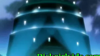 Shemale Fucks Anime Hentai with Giant Tits and Gets Juiced