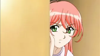 Hentai Self-Squeezing Her Big Boobs and Licking Pussy