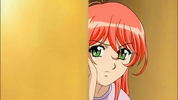 Hentai Self-Squeezing Her Big Boobs and Licking Pussy