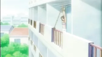 Hentai Bondage with Muzzle and Her Huge Boob Squeeze Hentai Bondage with Muzzle and Her Huge Boob Squeeze