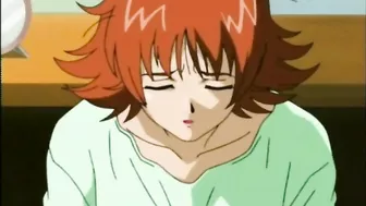 Hentai Bondage with Muzzle and Her Huge Boob Squeeze