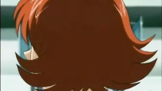 Hentai Bondage with Muzzle and Her Huge Boob Squeeze