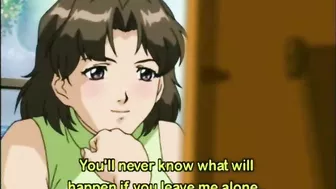 Hentai Bondage with Muzzle and Her Huge Boob Squeeze