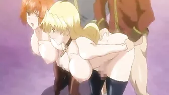 Busty Shemales Take It From Behind in Hentai Fuckfest