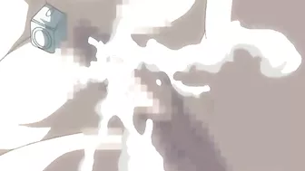 Two Busty Shemales in Hot Anime Fuck Session, featuring big boobs and chains.