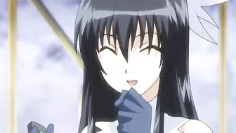 Two Busty Shemales in Hot Anime Fuck Session, featuring big boobs and chains.