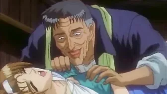 Hentai Schoolgirl's Tits Squeezed in Bondage