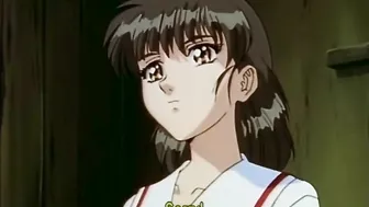 Hentai Schoolgirl's Tits Squeezed in Bondage