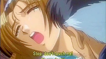 Hentai Schoolgirl's Tits Squeezed in Bondage