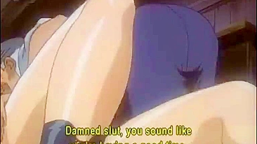 Hentai Schoolgirl's Tits Squeezed in Bondage