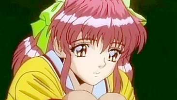 Hentai Schoolgirl's Tits Squeezed in Bondage