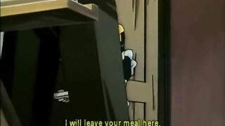 Japanese Anime Bondage - Sucking Cock and Fingering Ass