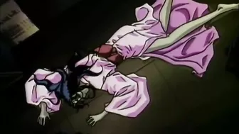 Japanese Anime Bondage - Sucking Cock and Fingering Ass