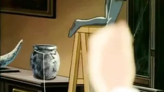 Japanese Anime Bondage - Sucking Cock and Fingering Ass