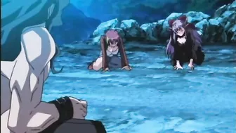 Shemale Hentai's Big Fat Cock Gets Sucked Outdoors