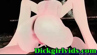 Hentai Shemale Girl Gets Her Asshole Fucked with Anime Toon Shemale and Hentai Fuck