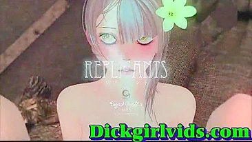 Hentai Shemale Girl Gets Her Asshole Fucked with Anime Toon Shemale and Hentai Fuck