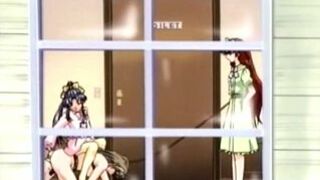 Intense Bondage Anime Scene Features Gagged Girl Getting Vibrators in Her Ass and pussy