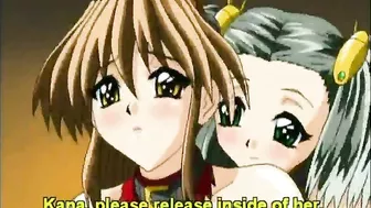 Busty Shemale and Anime Girlfriend's Hard Hentai Fuck Session
