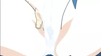 Busty Schoolgirl Gets Hot and Horny with Anime Porn