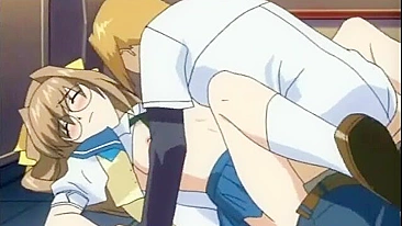 Busty Schoolgirl Gets Hot and Horny with Anime Porn