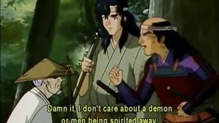 Japanese Hentai Redhead Sucks Big Cock in Anime Oral Sex Scene
