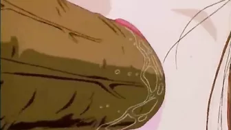 Japanese Hentai Redhead Sucks Big Cock in Anime Oral Sex Scene