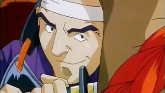 Japanese Hentai Redhead Sucks Big Cock in Anime Oral Sex Scene