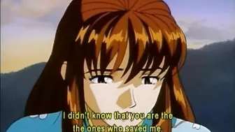 Japanese Hentai Redhead Sucks Big Cock in Anime Oral Sex Scene