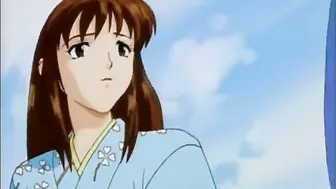 Japanese Hentai Redhead Sucks Big Cock in Anime Oral Sex Scene