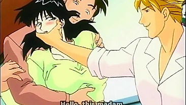 Hentai Mom Gets Gangbanged by Bandits with Big Boobs