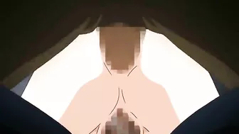 Busty Anime Coed Gets Double Penetrated