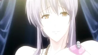 Hentai Bondage Scene with Vibrator and Big Boobs