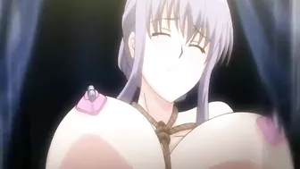 Hentai Bondage Scene with Vibrator and Big Boobs