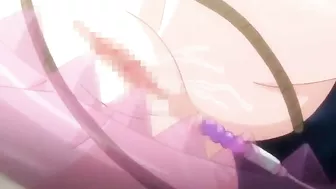 Hentai Bondage Scene with Vibrator and Big Boobs