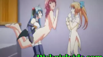 Shemale Pornstar Gets Wild with her Cute Anime Friend in Hentai