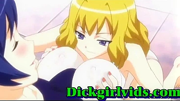 Hardcore Jerk Off for Big Boob Hentai Shemale Toon