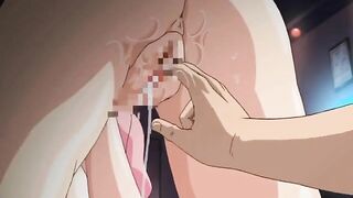 Naughty Shemale Anime Gets Licked by Nurse and Doctor's Cock