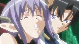 Anime Gets Squeezed and Ass Drilled by Tentacles - Caught in the Act!