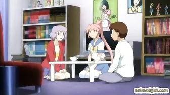 Anime Lesbians Lick and Suck Each Other in Hentai Adventure