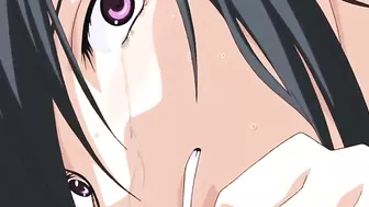 Japanese Anime Nurse Gets Dildoed in Ass and pussy