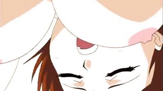 Cute Anime Hentai Girls With Hot Dildo Threesome