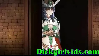 Hentai Shemale Threesome Gangbang with Anime Toons