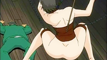 Japanese Anime with Big Boobs in Chains