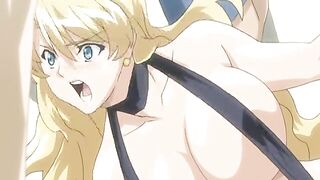 Anime Beach Gangbang with Big Boobs and Swimsuits