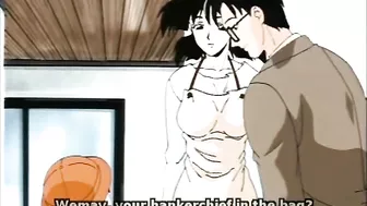 Bondage and Double Penetration of Busty Japanese Anime