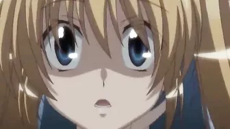 Big breast anime caught and poked by tentacles monster